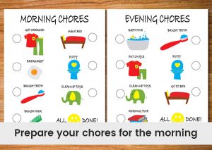 Prepare-your-chores-for-the-morning.