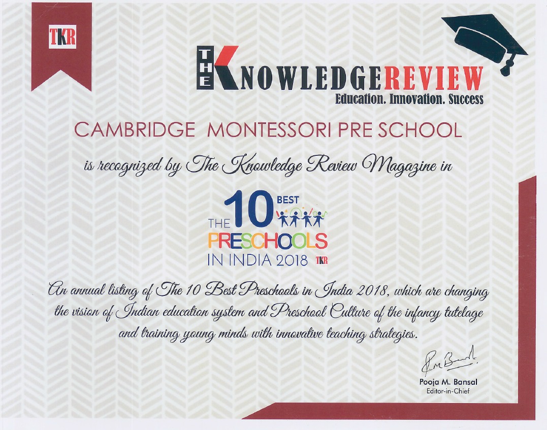 THE 10 BEST PRESCHOOLS IN INDIA 2018