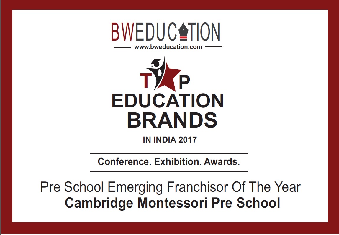Pre school Emerging franchisor of the year Cambridge Montessori preschoo