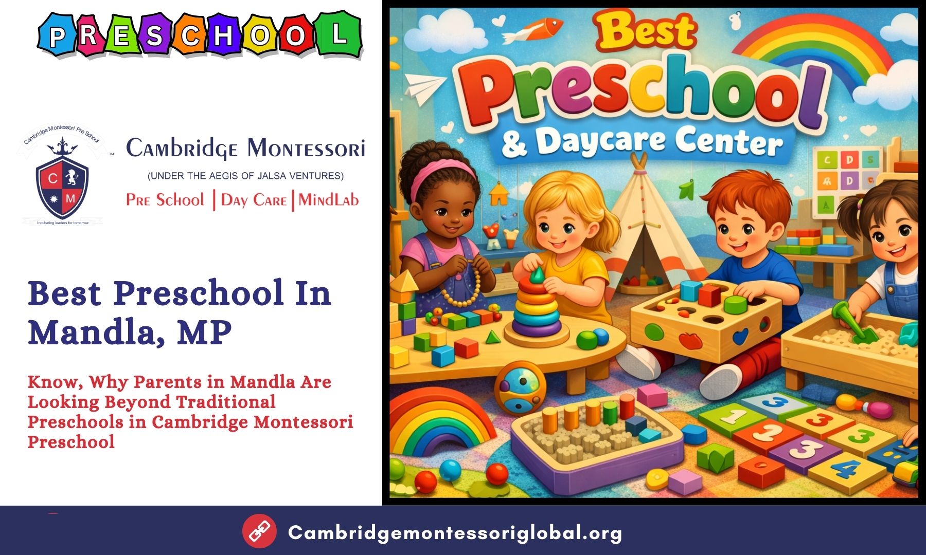 , Best Preschool and Daycare in Mandla, Madhya Pradesh