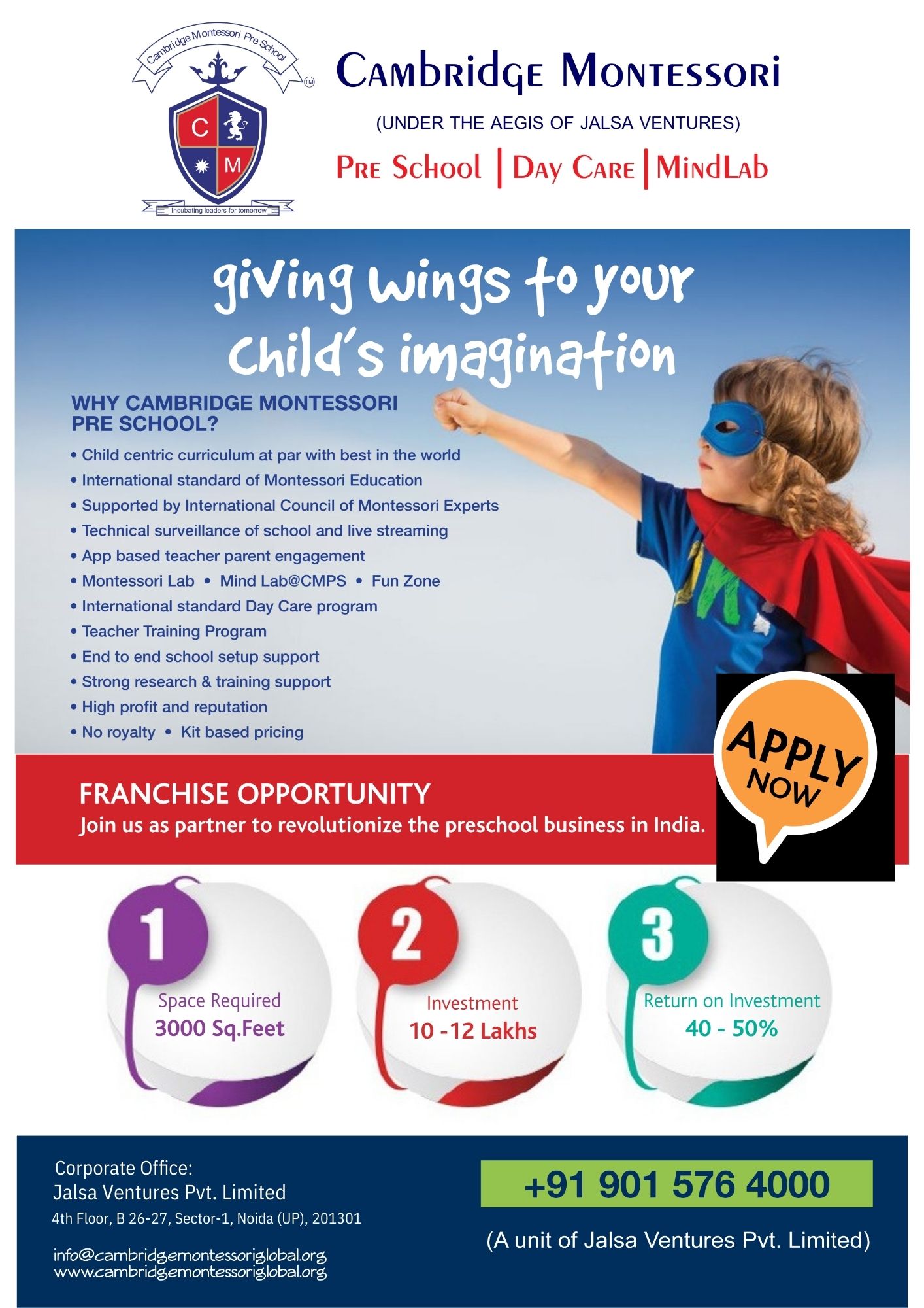 Preschool Franchise in India, Preschool Franchise India