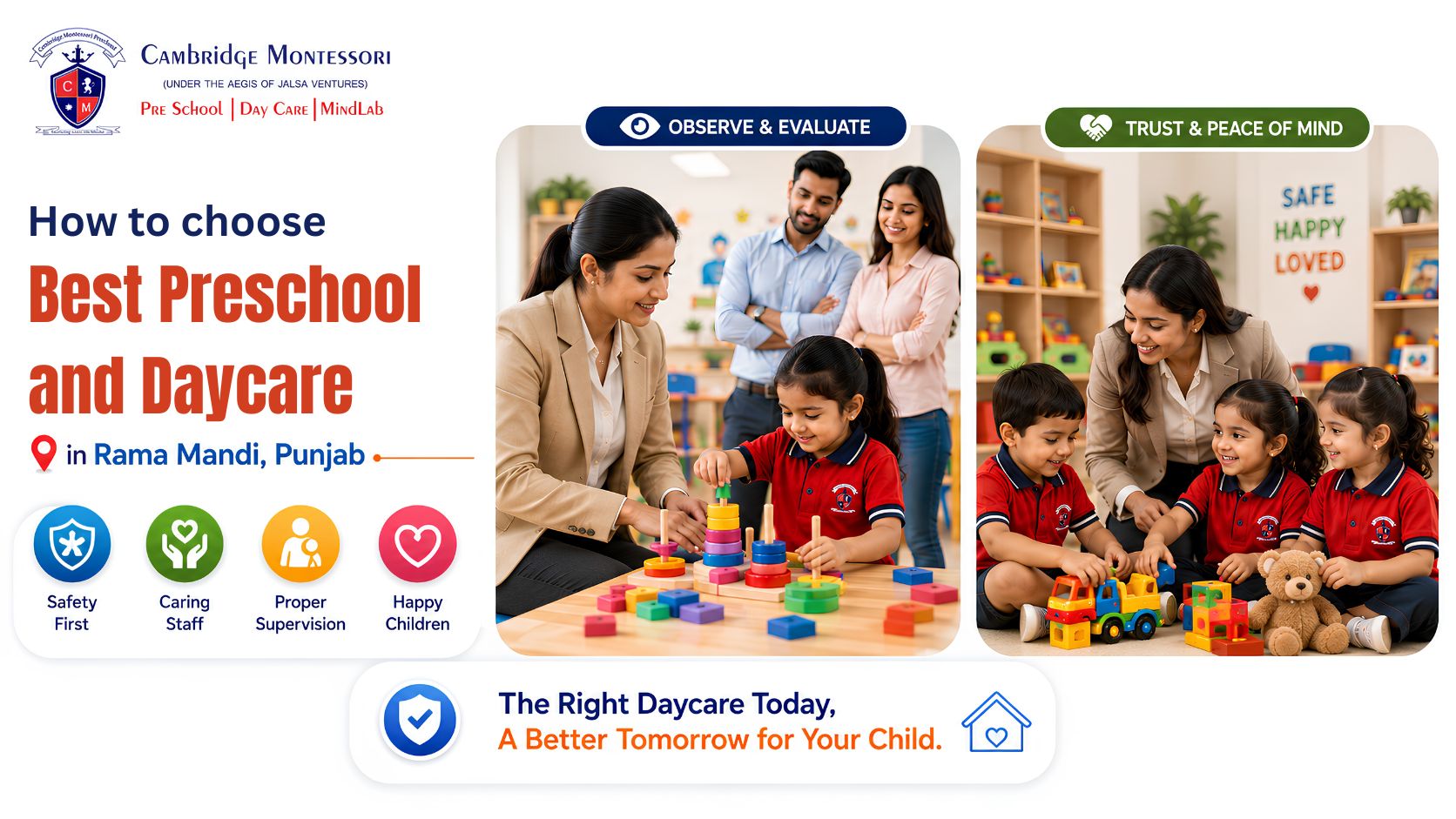 , Best Preschool and Daycare in Rama Mandi, Punjab