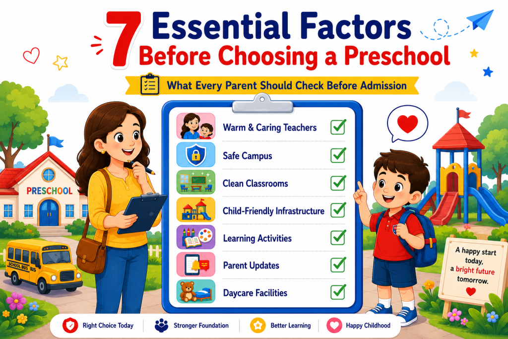 , How to choose Best Preschool and Daycare in Raj Nagar, Ghaziabad