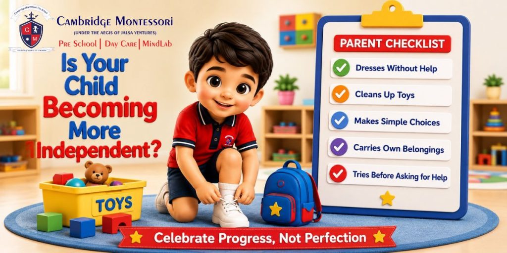 How Montessori Builds Independence