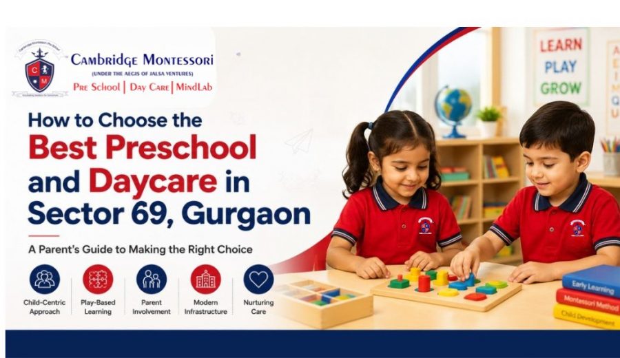 How to Choose the Best Preschool and Daycare in Sector 69 Gurgaon