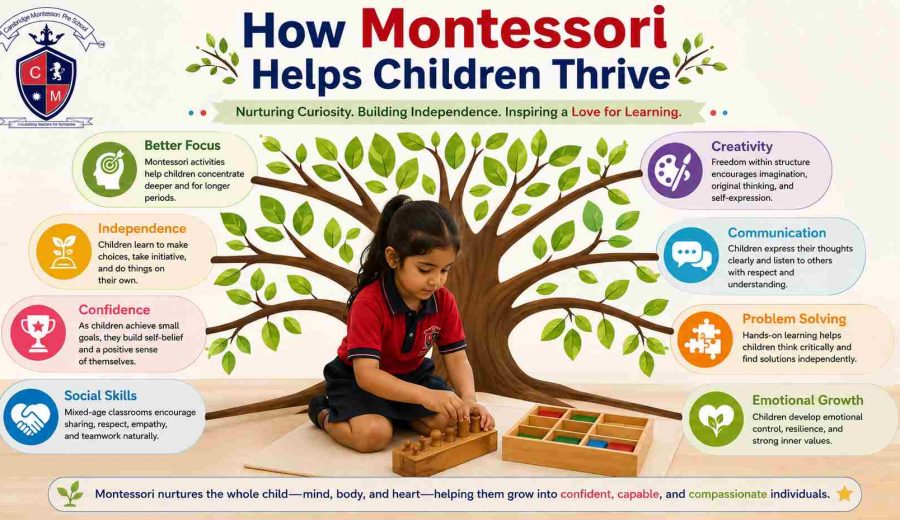 benefits of Montessori learning