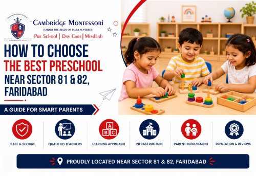 How to Choose the Best Preschool Near Faridabad Sector 81 and 82